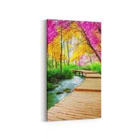 Olla 13359DD Doğa Manzara Görseli Dikey Dar 30x60 cm Kanvas Tablo