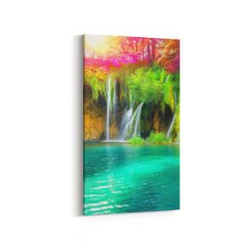 Olla 13360DD Doğa Manzara Görseli Dikey Dar 30x60 cm Kanvas Tablo