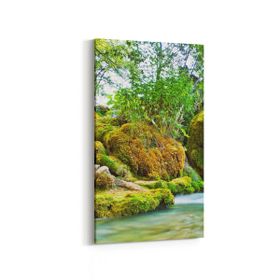 Olla 13377DD Doğa Manzara Görseli Dikey Dar 30x60 cm Kanvas Tablo