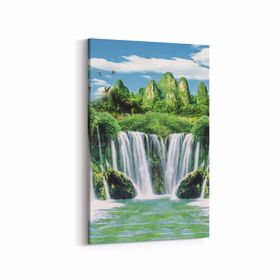 Olla 13380D Doğa Manzara Görseli Dikey 20x30 cm Kanvas Tablo