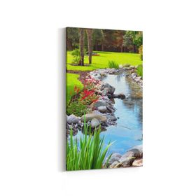 Olla 13403DD Doğa Manzara Görseli Dikey Dar 30x60 cm Kanvas Tablo