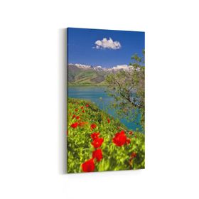 Olla 13414DD Doğa Manzara Görseli Dikey Dar 30x60 cm Kanvas Tablo