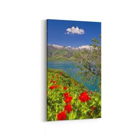 Olla 13414DD Doğa Manzara Görseli Dikey Dar 30x60 cm Kanvas Tablo