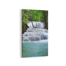 Olla 13417DD Doğa Manzara Görseli Dikey Dar 30x60 cm Kanvas Tablo