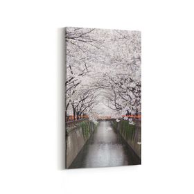 Olla 13418DD Doğa Manzara Görseli Dikey Dar 30x60 cm Kanvas Tablo