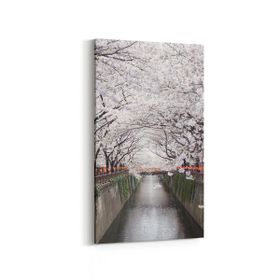 Olla 13418DD Doğa Manzara Görseli Dikey Dar 30x60 cm Kanvas Tablo