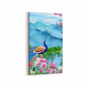 Olla 13435DD Doğa Manzara Görseli Dikey Dar 30x60 cm Kanvas Tablo