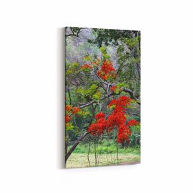 Olla 13446DD Doğa Manzara Görseli Dikey Dar 30x60 cm Kanvas Tablo