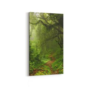 Olla 13455DD Doğa Manzara Görseli Dikey Dar 30x60 cm Kanvas Tablo