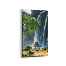 Olla 13457DD Doğa Manzara Görseli Dikey Dar 30x60 cm Kanvas Tablo