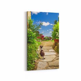 Olla 13459DD Doğa Manzara Görseli Dikey Dar 30x60 cm Kanvas Tablo