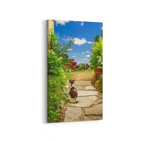 Olla 13459DD Doğa Manzara Görseli Dikey Dar 30x60 cm Kanvas Tablo
