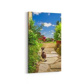 Olla 13459DD Doğa Manzara Görseli Dikey Dar 30x60 cm Kanvas Tablo