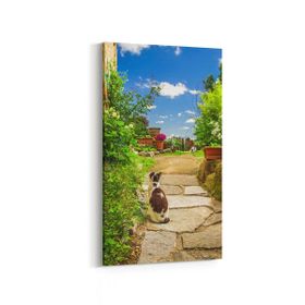 Olla 13459DD Doğa Manzara Görseli Dikey Dar 30x60 cm Kanvas Tablo