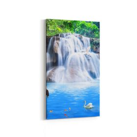 Olla 13462DD Doğa Manzara Görseli Dikey Dar 30x60 cm Kanvas Tablo
