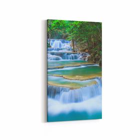 Olla 13464DD Doğa Manzara Görseli Dikey Dar 30x60 cm Kanvas Tablo