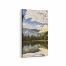 Olla 13467DD Doğa Manzara Görseli Dikey Dar 30x60 cm Kanvas Tablo