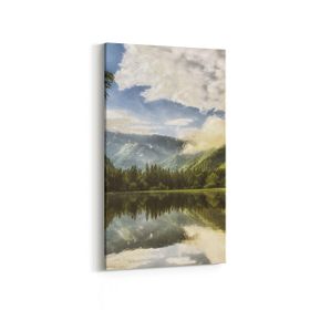 Olla 13467DD Doğa Manzara Görseli Dikey Dar 30x60 cm Kanvas Tablo