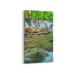 Olla 13477DD Doğa Manzara Görseli Dikey Dar 30x60 cm Kanvas Tablo