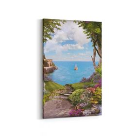 Olla 13480D Doğa Manzara Görseli Dikey 20x30 cm Kanvas Tablo