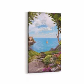 Olla 13480DD Doğa Manzara Görseli Dikey Dar 30x60 cm Kanvas Tablo