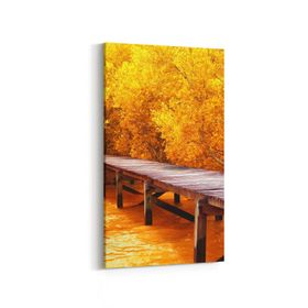 Olla 13490DD Doğa Manzara Görseli Dikey Dar 30x60 cm Kanvas Tablo