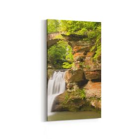 Olla 13497DD Doğa Manzara Görseli Dikey Dar 30x60 cm Kanvas Tablo