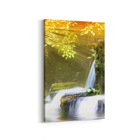 Olla 13503D Doğa Manzara Görseli Dikey 20x30 cm Kanvas Tablo
