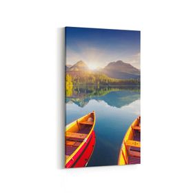 Olla 13505DD Doğa Manzara Görseli Dikey Dar 30x60 cm Kanvas Tablo