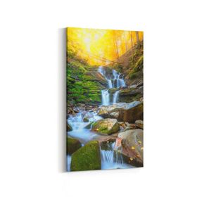 Olla 13508DD Doğa Manzara Görseli Dikey Dar 30x60 cm Kanvas Tablo