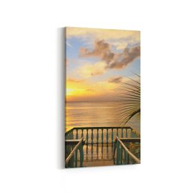 Olla 13518DD Doğa Manzara Görseli Dikey Dar 30x60 cm Kanvas Tablo