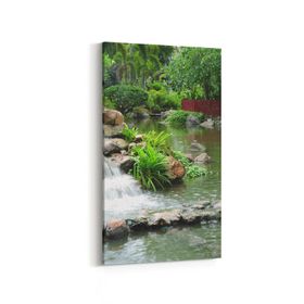 Olla 13520DD Doğa Manzara Görseli Dikey Dar 30x60 cm Kanvas Tablo