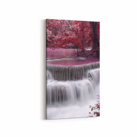 Olla 13521DD Doğa Manzara Görseli Dikey Dar 30x60 cm Kanvas Tablo