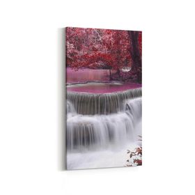 Olla 13521DD Doğa Manzara Görseli Dikey Dar 30x60 cm Kanvas Tablo