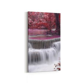 Olla 13521DD Doğa Manzara Görseli Dikey Dar 30x60 cm Kanvas Tablo