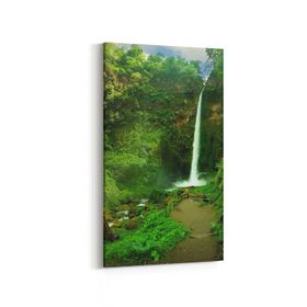 Olla 13523DD Doğa Manzara Görseli Dikey Dar 30x60 cm Kanvas Tablo