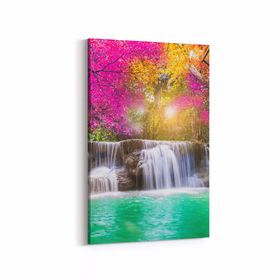 Olla 13548D Doğa Manzara Görseli Dikey 20x30 cm Kanvas Tablo