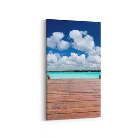 Olla 13555DD Doğa Manzara Görseli Dikey Dar 30x60 cm Kanvas Tablo
