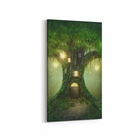 Olla 13557DD Doğa Manzara Görseli Dikey Dar 30x60 cm Kanvas Tablo