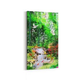 Olla 13573DD Doğa Manzara Görseli Dikey Dar 30x60 cm Kanvas Tablo