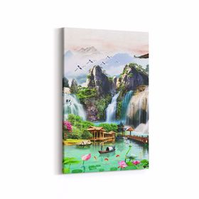 Olla 13574D Doğa Manzara Görseli Dikey 20x30 cm Kanvas Tablo