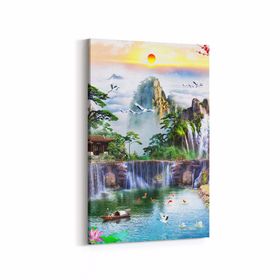 Olla 13575D Doğa Manzara Görseli Dikey 20x30 cm Kanvas Tablo