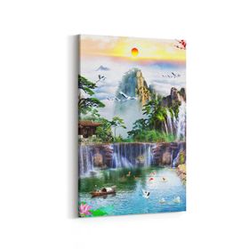 Olla 13575D Doğa Manzara Görseli Dikey 20x30 cm Kanvas Tablo