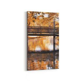 Olla 13586DD Doğa Manzara Görseli Dikey Dar 30x60 cm Kanvas Tablo