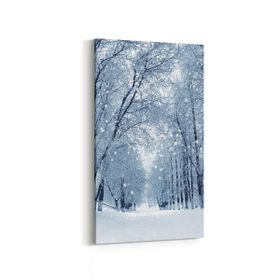 Olla 13590DD Doğa Manzara Görseli Dikey Dar 30x60 cm Kanvas Tablo
