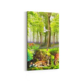Olla 13600DD Doğa Manzara Görseli Dikey Dar 30x60 cm Kanvas Tablo