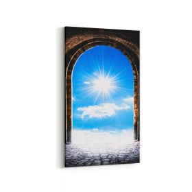 Olla 13611DD Doğa Manzara Görseli Dikey Dar 30x60 cm Kanvas Tablo