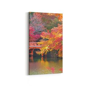 Olla 13621DD Doğa Manzara Görseli Dikey Dar 30x60 cm Kanvas Tablo