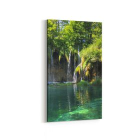 Olla 13627DD Doğa Manzara Görseli Dikey Dar 30x60 cm Kanvas Tablo