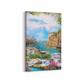 Olla 13629D Doğa Manzara Görseli Dikey 20x30 cm Kanvas Tablo